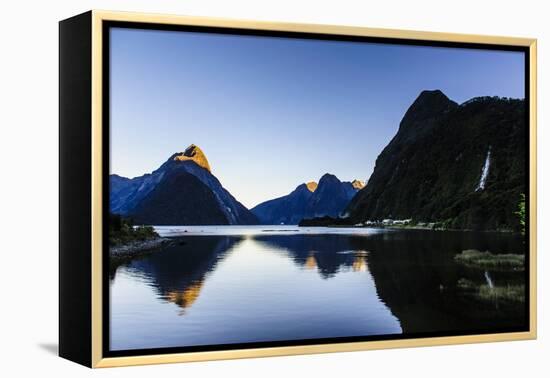 Early Morning Light in Milford Sound-Michael-Framed Premier Image Canvas