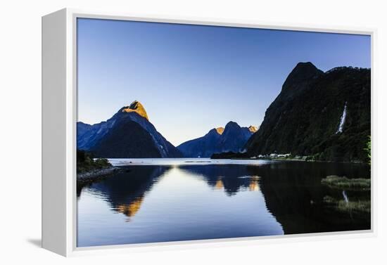 Early Morning Light in Milford Sound-Michael-Framed Premier Image Canvas