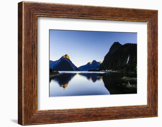 Early Morning Light in Milford Sound-Michael-Framed Photographic Print