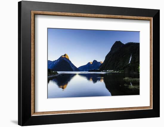 Early Morning Light in Milford Sound-Michael-Framed Photographic Print