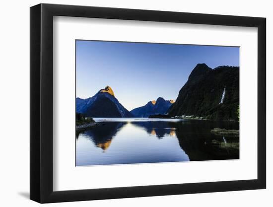 Early Morning Light in Milford Sound-Michael-Framed Photographic Print