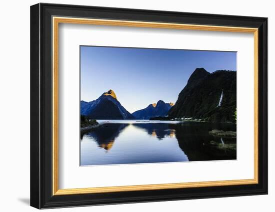 Early Morning Light in Milford Sound-Michael-Framed Photographic Print