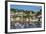 Early Morning Light on Small Boats at Anchor in the Harbour at Fowey, Cornwall, England-Michael Nolan-Framed Photographic Print