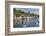 Early Morning Light on Small Boats at Anchor in the Harbour at Fowey, Cornwall, England-Michael Nolan-Framed Photographic Print