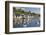 Early Morning Light on Small Boats at Anchor in the Harbour at Fowey, Cornwall, England-Michael Nolan-Framed Photographic Print