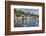 Early Morning Light on Small Boats at Anchor in the Harbour at Fowey, Cornwall, England-Michael Nolan-Framed Photographic Print