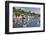 Early Morning Light on Small Boats at Anchor in the Harbour at Fowey, Cornwall, England-Michael Nolan-Framed Photographic Print