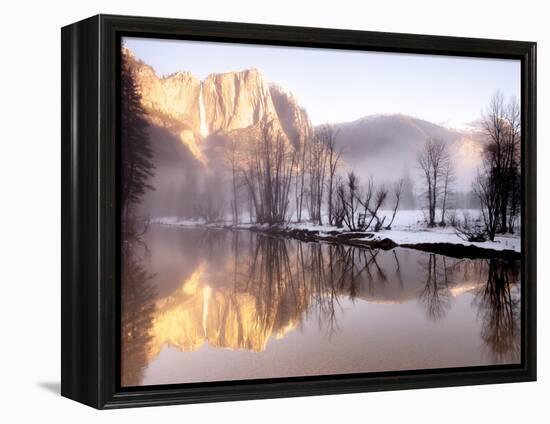 Early Morning Misty Colors in the Valley, Yosemite, California, USA-Tom Norring-Framed Premier Image Canvas