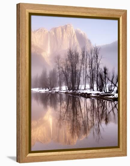 Early Morning Misty Colors in the Valley, Yosemite, California, USA-Tom Norring-Framed Premier Image Canvas