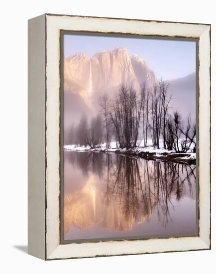 Early Morning Misty Colors in the Valley, Yosemite, California, USA-Tom Norring-Framed Premier Image Canvas