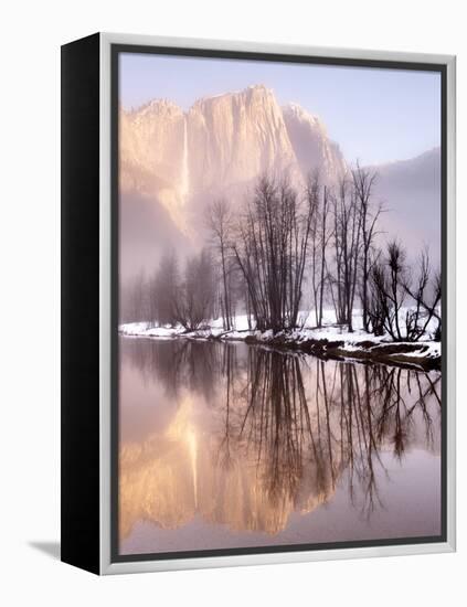 Early Morning Misty Colors in the Valley, Yosemite, California, USA-Tom Norring-Framed Premier Image Canvas