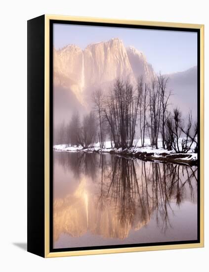 Early Morning Misty Colors in the Valley, Yosemite, California, USA-Tom Norring-Framed Premier Image Canvas