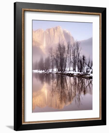 Early Morning Misty Colors in the Valley, Yosemite, California, USA-Tom Norring-Framed Photographic Print