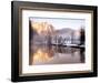 Early Morning Misty Colors in the Valley, Yosemite, California, USA-Tom Norring-Framed Photographic Print