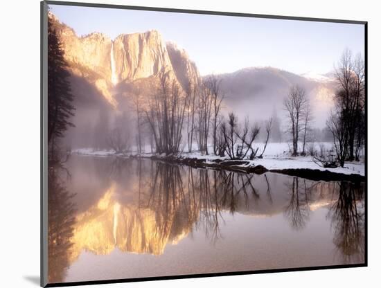 Early Morning Misty Colors in the Valley, Yosemite, California, USA-Tom Norring-Mounted Photographic Print