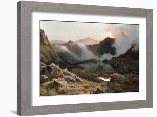 Early Morning, North Wales, 1871-Sidney Richard Percy-Framed Giclee Print