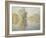 Early Morning on the Seine at Giverny, 1893-Claude Monet-Framed Giclee Print