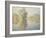 Early Morning on the Seine at Giverny, 1893-Claude Monet-Framed Giclee Print