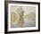 Early Morning on the Seine at Giverny, 1893-Claude Monet-Framed Giclee Print