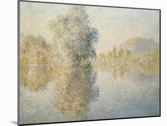 Early Morning on the Seine at Giverny, 1893-Claude Monet-Mounted Giclee Print