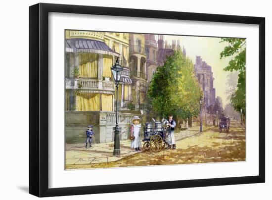 Early Morning, Park Lane-John Sutton-Framed Giclee Print