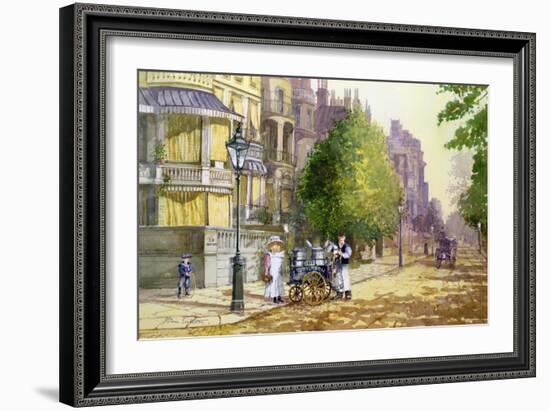 Early Morning, Park Lane-John Sutton-Framed Giclee Print