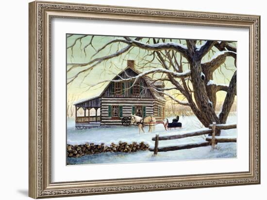 Early Morning Solitude-Kevin Dodds-Framed Giclee Print