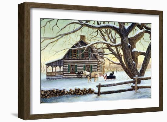 Early Morning Solitude-Kevin Dodds-Framed Giclee Print