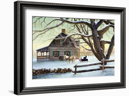 Early Morning Solitude-Kevin Dodds-Framed Giclee Print