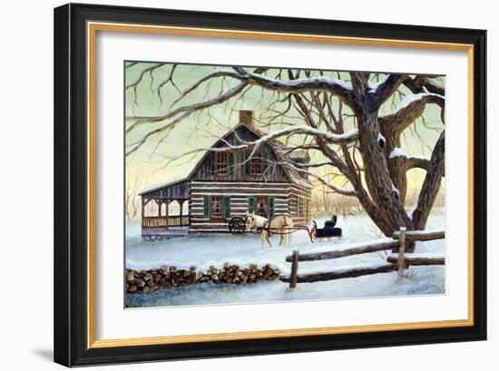 Early Morning Solitude-Kevin Dodds-Framed Giclee Print