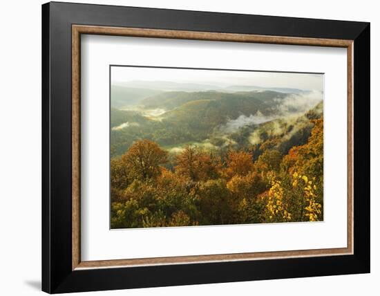 Early Morning View from Wegelnburg Castle of the Palatinate Forest-Jochen Schlenker-Framed Photographic Print