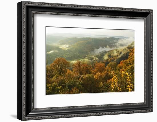 Early Morning View from Wegelnburg Castle of the Palatinate Forest-Jochen Schlenker-Framed Photographic Print