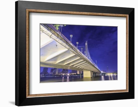 Early Morning View of Jiefang Bridge, Pearl River, Guangzhou, China-Stuart Westmorland-Framed Photographic Print