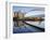 Early Morning View of the Millennium Bridge, Salford Quays, Manchester, Greater Manchester, England-Chris Hepburn-Framed Photographic Print