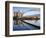 Early Morning View of the Millennium Bridge, Salford Quays, Manchester, Greater Manchester, England-Chris Hepburn-Framed Photographic Print