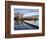 Early Morning View of the Millennium Bridge, Salford Quays, Manchester, Greater Manchester, England-Chris Hepburn-Framed Photographic Print