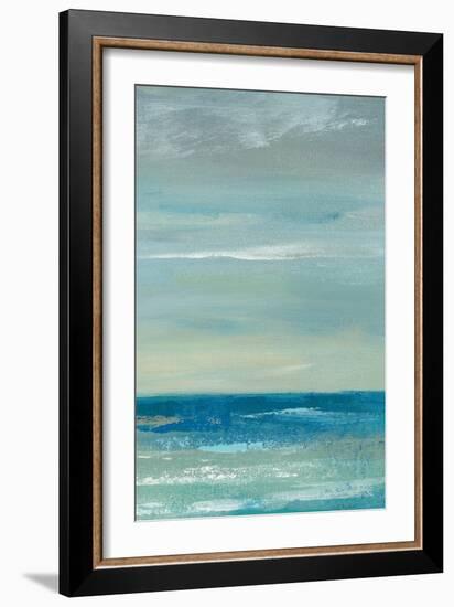 Early Morning Waves I Panel II-Silvia Vassileva-Framed Art Print