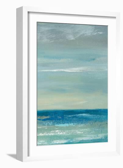 Early Morning Waves I Panel II-Silvia Vassileva-Framed Art Print