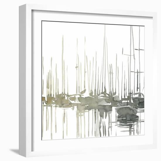 Early Morning Wharf I-Emma Caroline-Framed Art Print