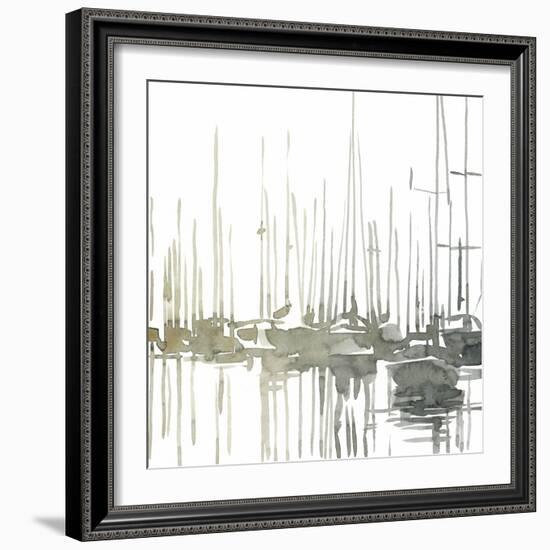 Early Morning Wharf I-Emma Caroline-Framed Art Print