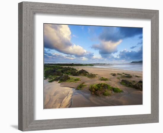 Early Morning, Widemouth Bay, Cornwall, England, United Kingdom, Europe-Chris Hepburn-Framed Photographic Print