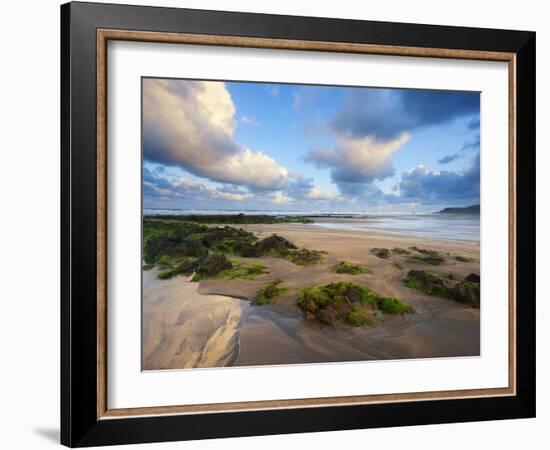 Early Morning, Widemouth Bay, Cornwall, England, United Kingdom, Europe-Chris Hepburn-Framed Photographic Print