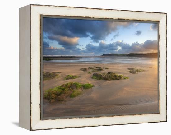 Early Morning, Widemouth Bay, Cornwall, England, United Kingdom, Europe-Chris Hepburn-Framed Premier Image Canvas