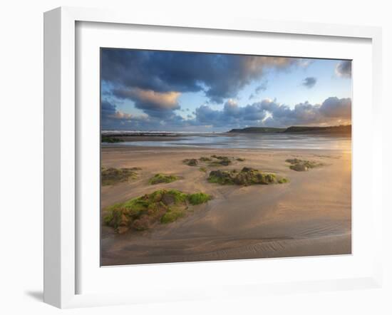 Early Morning, Widemouth Bay, Cornwall, England, United Kingdom, Europe-Chris Hepburn-Framed Photographic Print