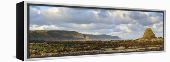 Early Morning, Widemouth Bay, Cornwall, England, United Kingdom, Europe-Chris Hepburn-Framed Premier Image Canvas