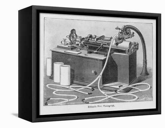 Early Phonograph-Hulton Archive-Framed Premier Image Canvas