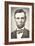 Early Photograph of Abraham Lincoln-null-Framed Art Print