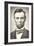 Early Photograph of Abraham Lincoln-null-Framed Art Print