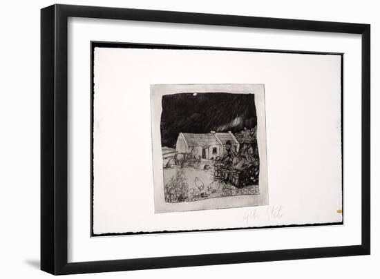 EARLY PRINTS 15129 (print)-Ralph Steadman-Framed Giclee Print