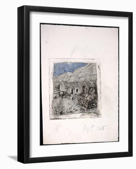 EARLY PRINTS 15132 (print)-Ralph Steadman-Framed Giclee Print